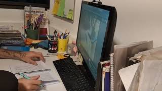 Messy STUDY WITH ME 2h | Background noise, no music, no break | ASMR｜motivation