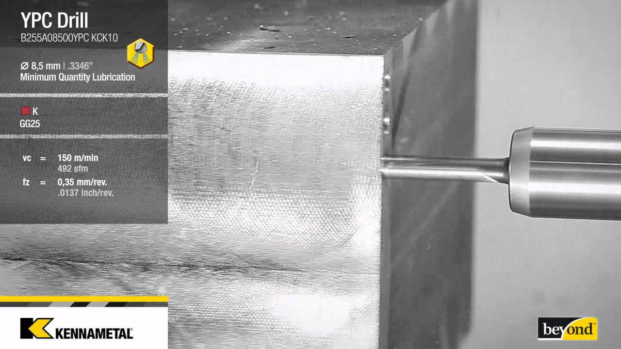 YPC Beyond™ Drills with Through Coolant for Iron Materials