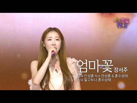 클린버전 감성 요정 서주가 효심을 일깨워줍니다 정서주 엄마꽃 트롯 올스타전 수요일밤에 TV CHOSUN 250730 방송