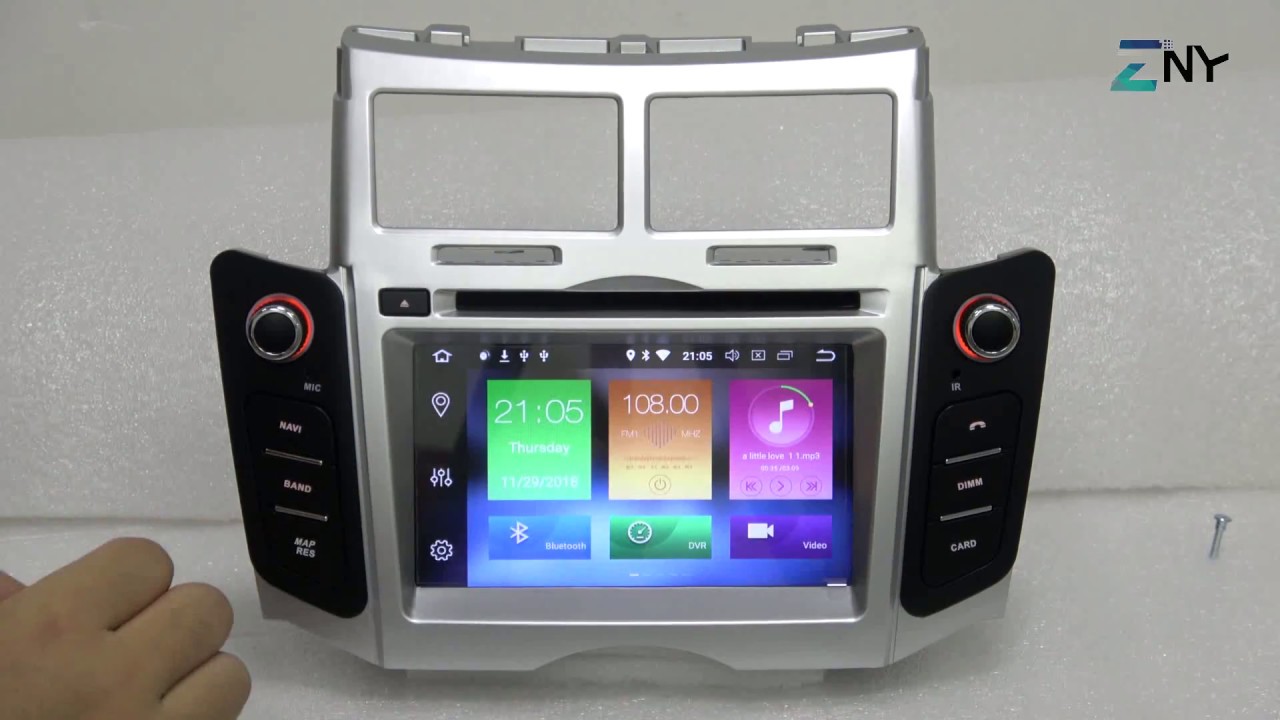 Android 8.0 Car DVD Auto Radio For Toyota Yaris 20052011