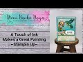 A Touch of Ink Makes a Great Painting- Stampin' Up