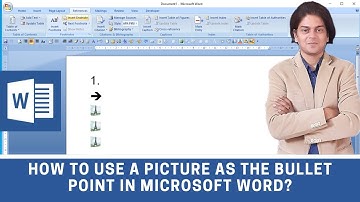How to use a picture as the bullet point  in Microsoft Word?