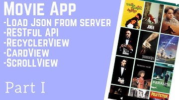 Movie App - Load Json From Server, Restful Api, Recyclerview / Part 1.