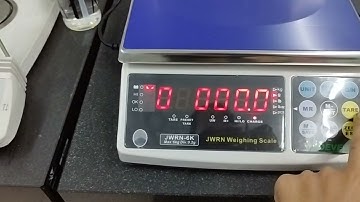 JADEVER JWRN-6K  Calibration