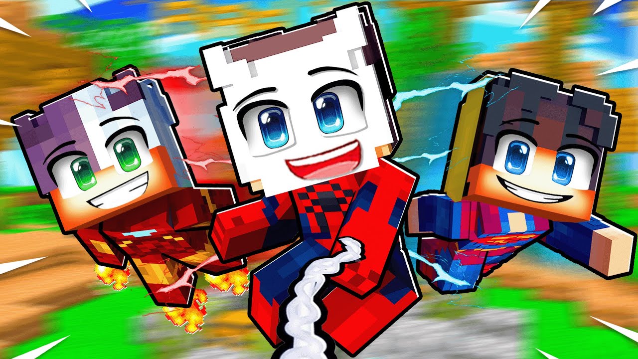 Bebek SÜPERKAHRAMAN'lar Olarak Dünyayı KURTARDIK! - Minecraft