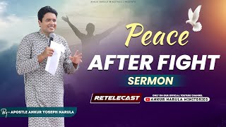 Peace After Fight || Sermon Re-telecast || Ankur Narula Ministries