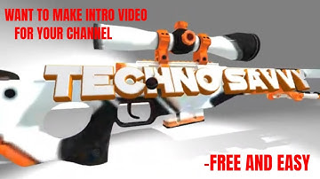 HOW TO MAKE 3D INTRO VIDEOS FOR CHANNEL USING PANZOID.COM - TUTORIAL