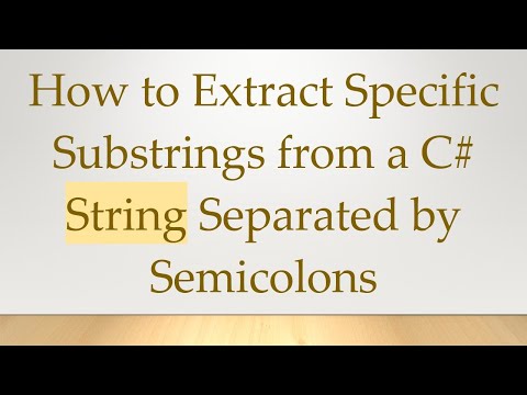 How to Extract
