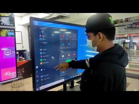 Touch panel ubah TV biasa jadi layar sentuh keren