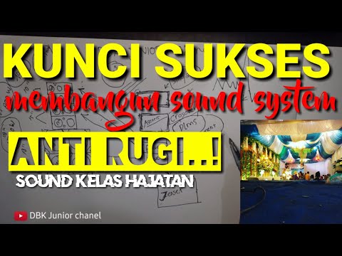 RUMUS .langkah awal membangun sound system,dengan modal PAS-PASAN...HASIL MAXIMAL...