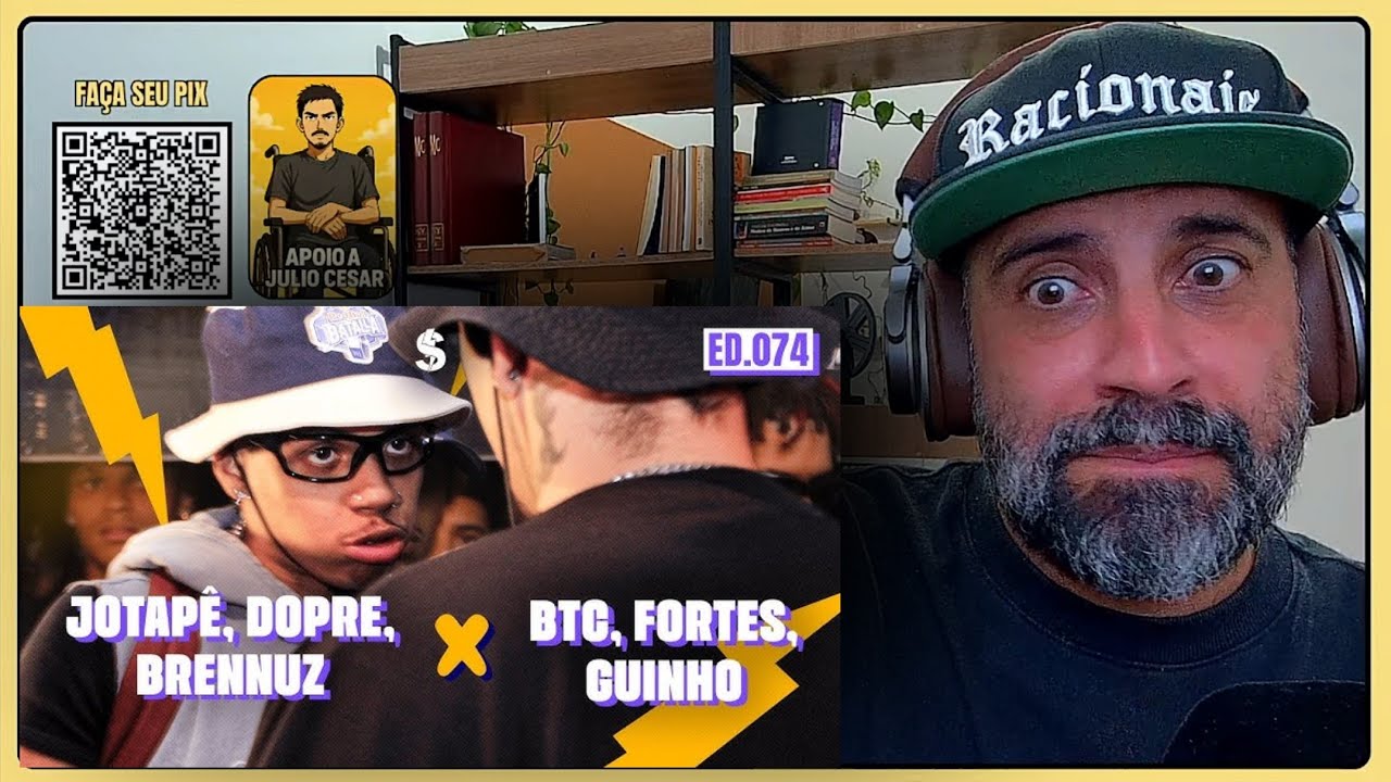 (MELHOR DO ANO!!!) JOTAPÊ, DOPRE e BRENNUZ x BTC, FORTES e GUINHO | BDS TRIOS | Psicologia Rap React