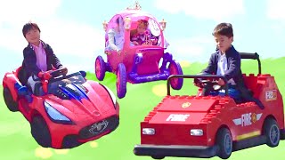車コレクション ドライブスルー ハンバーガー屋さん お店屋さんごっこ 人気動画をまとめて連続再生!! こうくんねみちゃん