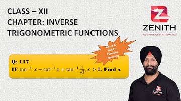 IF tan inverse x - cot inverse x = tan inverse 1 by root 3;  x is greater than 0. Find x
