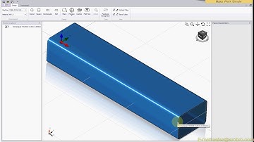 ARCBRO Pipe Software - 11 Create a Rectangular Master Tube
