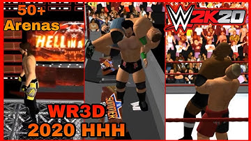 New WR3D mod by WWE 2K20 link new Climbable Ringpost and Bascktage new Moves & Models Correct arena