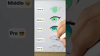 How To Draw Anime Eye #Shorts