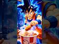 Goku came for one bite… bro almost unlocked Ultra Instinct for KFC 🍗🔥 #goku #anime #shorts #dbz #fyp