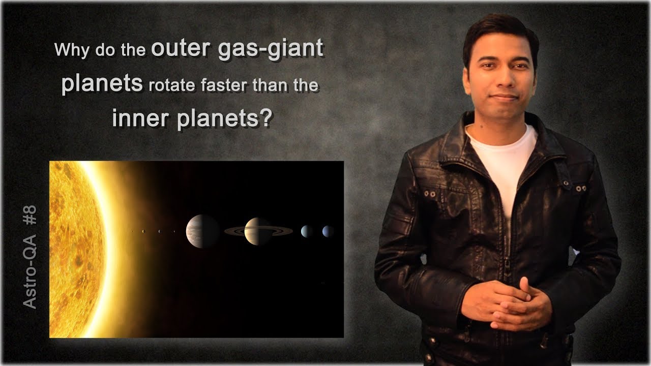Astro-QA #8 : Why do the outer, gas-giant planets rotate faster than the inner, terrestrial planets?