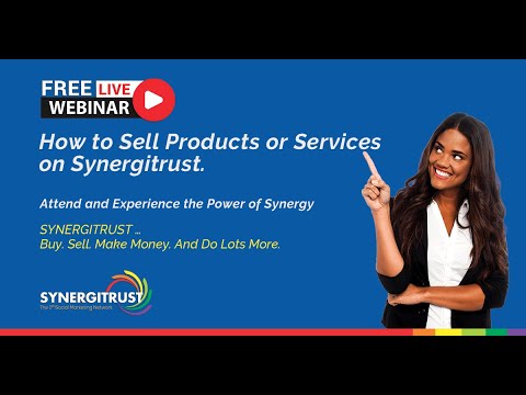 HOW TO SELL ON SYNERGITRUST - LIVE DEMONSTRATION 20/10/2020