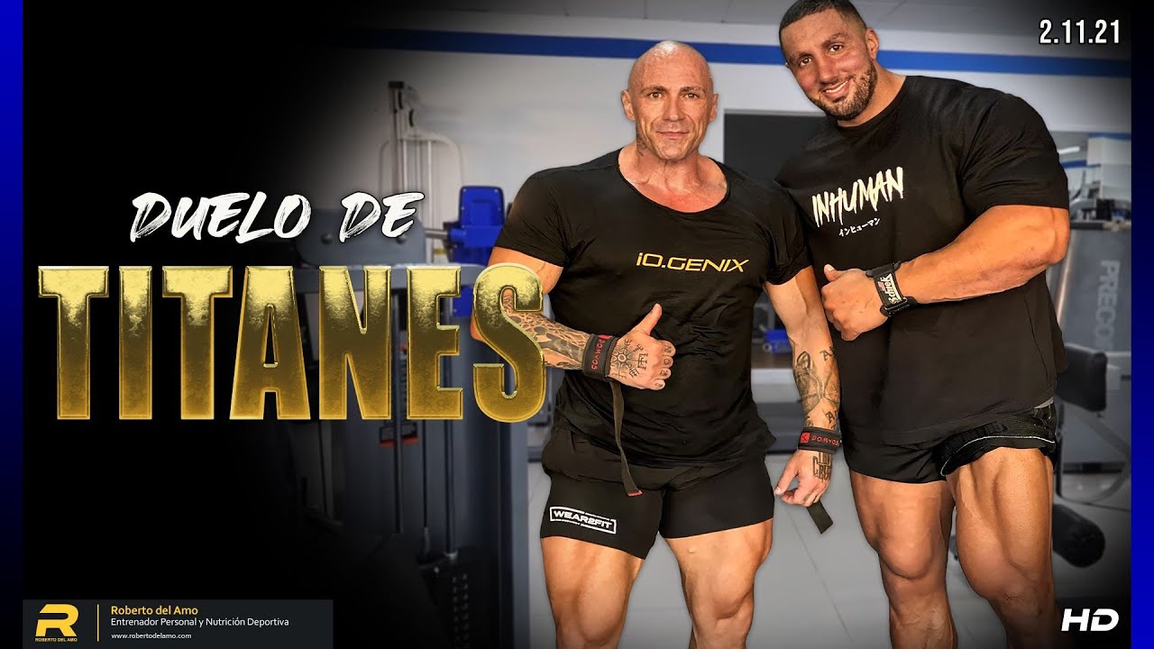 Entrenamiento Espalda  roberto del amo &  cristo guerra