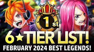 ★6 TIER LIST! Best Legends February 2024! (ONE PIECE Treasure Cruise)