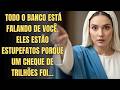 A VIRGEM MARIA DIZ TODO O BANCO ESTÁ FALANDO DE VOCÊ  ELES ESTÃO ESTUPEFATOS PORQUE UM CHEQUE