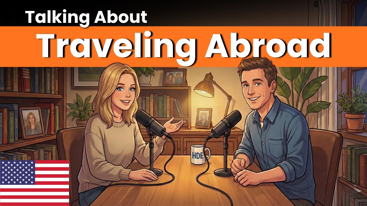 How To Talk About Traveling Abroad in English | Easy English Conversation Practice