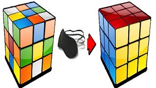 Blindfolded cube solving-part 4(Example solve) BD