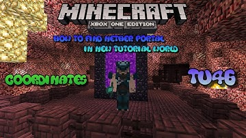 How To Find SECRET Nether Portal In Minecraft Console Edition Tutorial World 2017-with coordinates