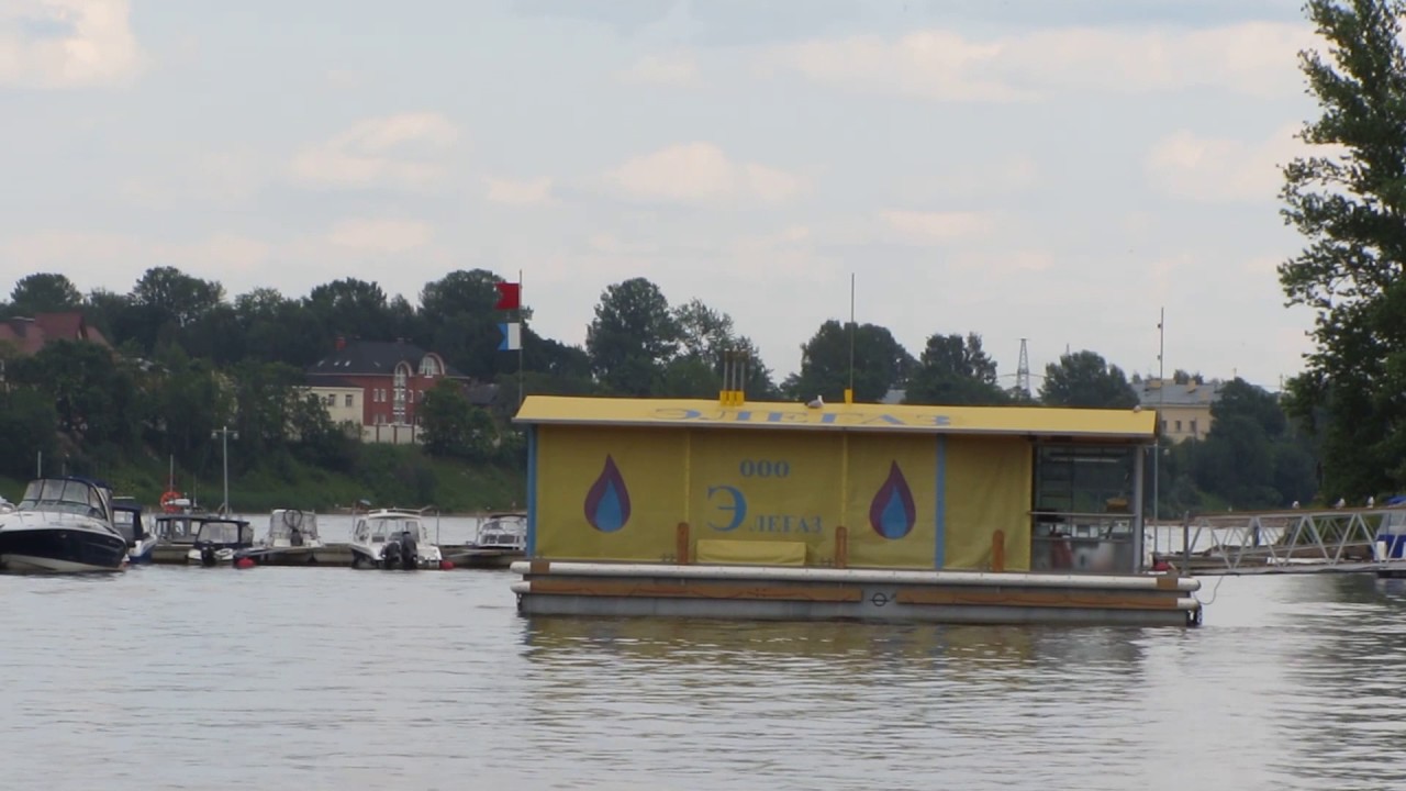 Аквабус, речной трамвайчик на Неве в Рыбацком. Санкт-Петербург - YouTube