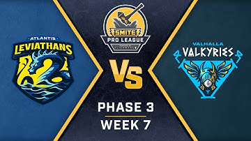 SMITE Pro League: Phase 3 Week 7 Atlantis Leviathans vs Valhalla Valkyries