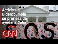 Activista pide levantar las sanciones y establecer “puentes de amor” entre Cuba y EE.UU.