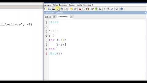 17. Programação no Scilab: comandos de iteração (loop FOR); o somador e multiplicador