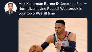 Russell Westbrook 35 PTS, 14 REB, 21 AST NBA HISTORY TWITTER REACTIONS