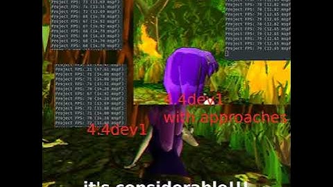 devlog 2024-09-08: performance from Godot 4.3 and 4.4 [eng-sub]