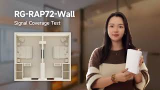 Ruijie Rg-Rap72 Wall Dual-Band Wall-Mount Wi-Fi 7 Access Point