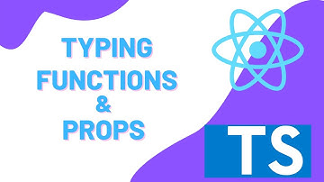 React Typescript Typing Functions and Props