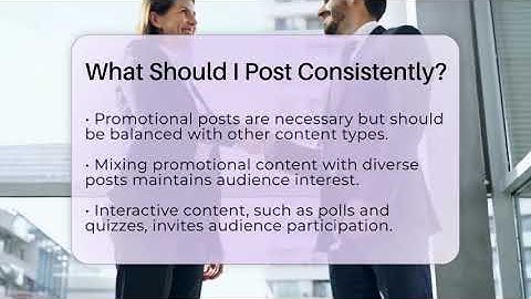 What Should I Post Consistently? - Everyday-Networking