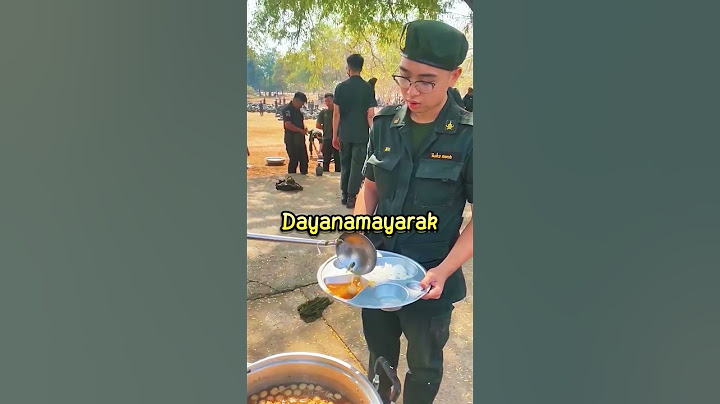 ASKERDE Ekstra Köfte İstemek YASAK mı❓😅 (@sanhavat_pukdeepang / IG)