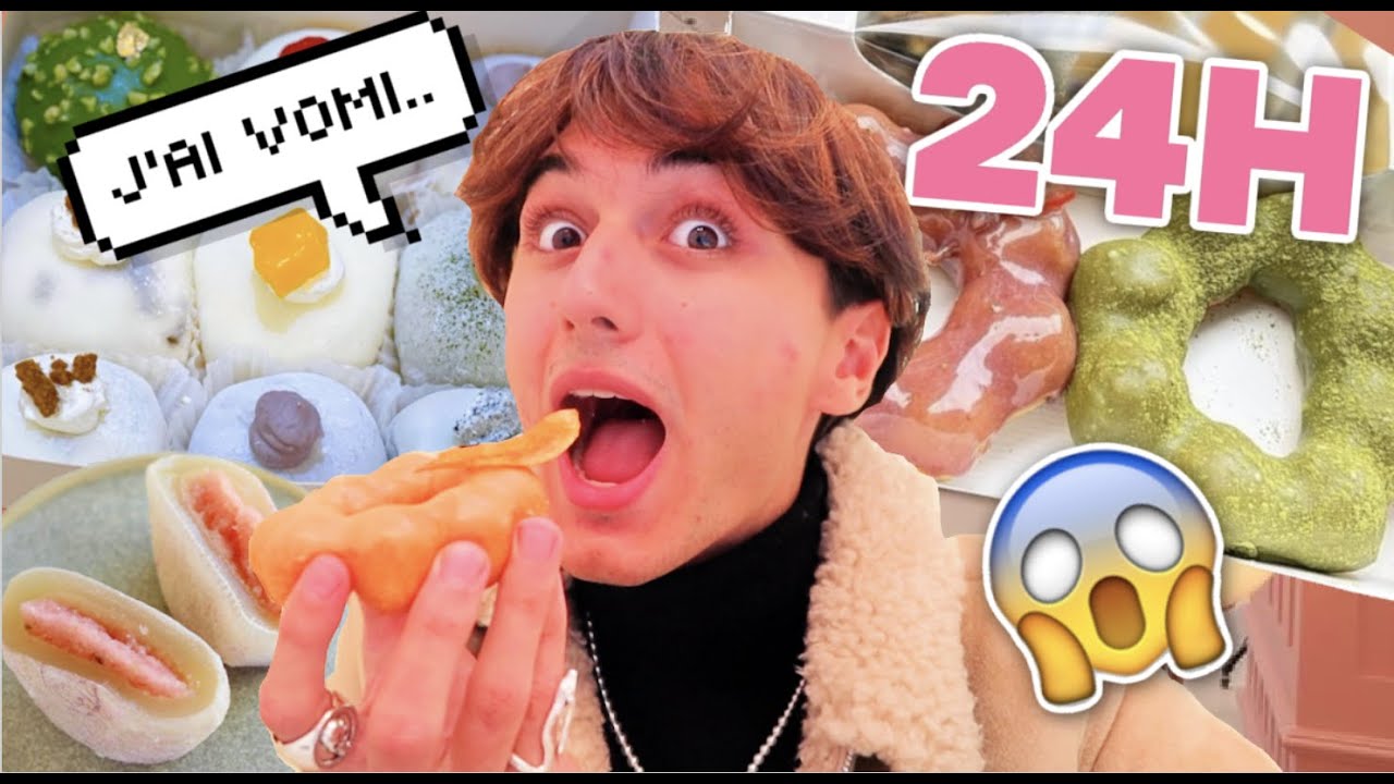 JE MANGE DES MOCHIS PENDANT 24H (je suis tombé malade)