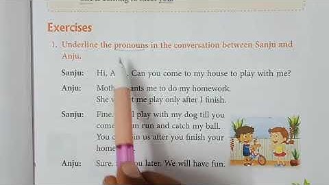 Class II B, English Grammar, Lesson 8, Pronouns