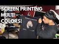 SCREEN PRINTING A 6 Color Design From Start To Finish!