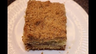 كوفي كيك بالتفاح و لا اروع! Apple Streusel Coffee Cake