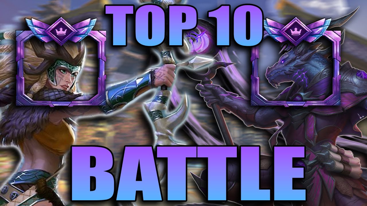 MY TOP 10 ARTMEIS VS HIS TOP 10 ANUBIS! PURPLE BATTLE - Masters Ranked Duel - SMITE