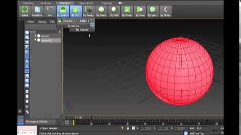 graphite modeling tools, selection By surface 3ds max