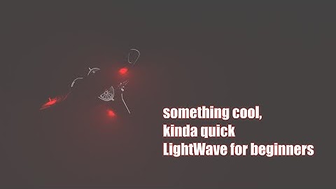 Quick Space Ship in LightWave, for beginners.