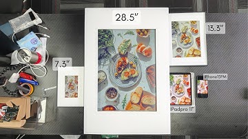Colour E-ink Canvas Size Comparison