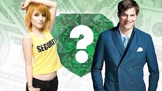 WHO’S RICHER? - Hayley Williams or Ashton Kutcher? - Net Worth Revealed!