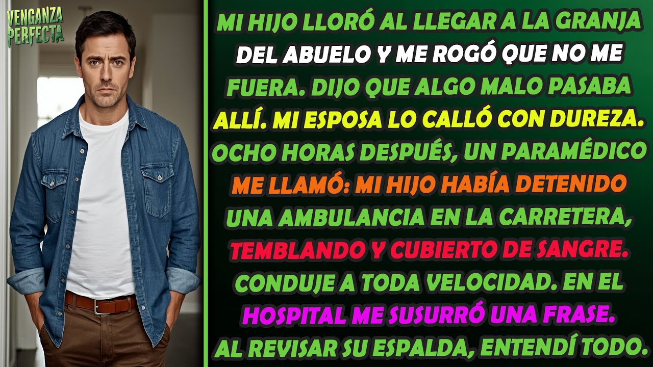 Por favor, no te vayas, papá, suplicó mi hijo. 8 horas después, un paramédico me llamó ...