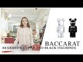 BACCARAT Bearbrick Clear and Black Figurines